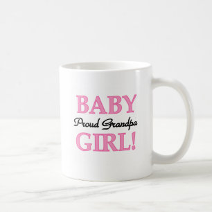 Proud Grandpa Baby Girl T - Shirt und Geschenke Kaffeetasse