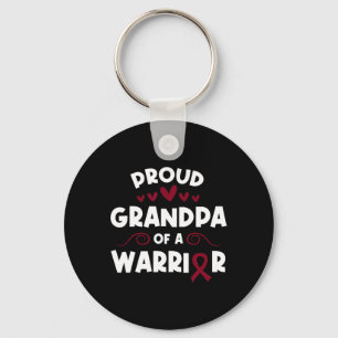 Proud Grandpa einer Sichelzellkrieger-Sichelzelle Schlüsselanhänger