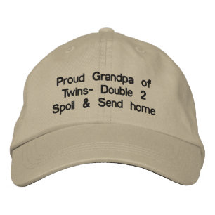 Proud Grandpa Hat Bestickte Baseballkappe