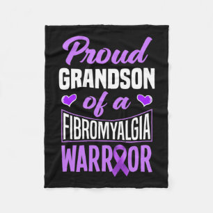 Proud Grandson eines Fibromyalgie-Kriegers 1 Fleecedecke