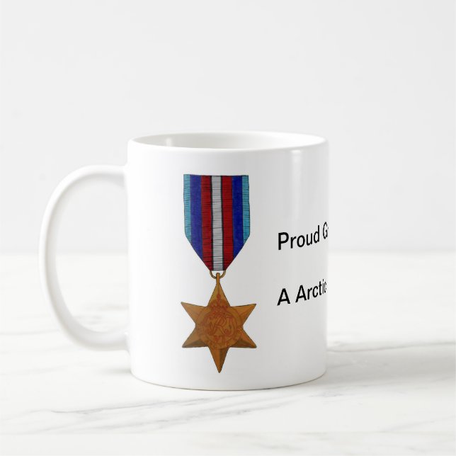 Proud Grandtochter einer arktischen Star Veteran-T Kaffeetasse (Links)