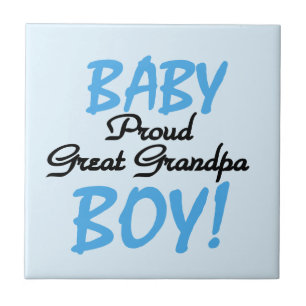 Proud Great Grandpa Baby Boy Geschenke Fliese