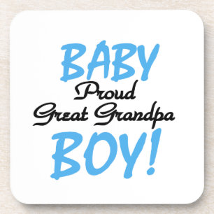 Proud Great Grandpa Baby Boy Geschenke Getränkeuntersetzer