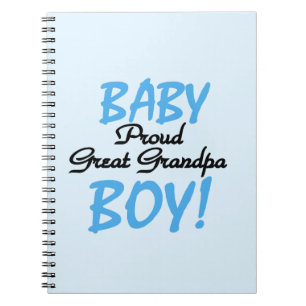 Proud Great Grandpa Baby Boy Geschenke Notizblock