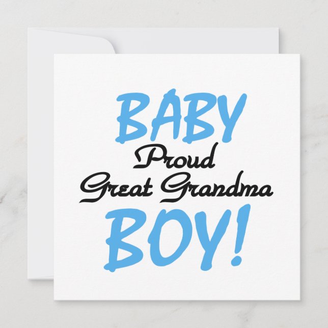 Proud Great Oma Baby Boy Geschenke (Vorderseite)