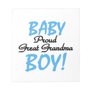 Proud Great Oma Baby Boy Geschenke Notizblock