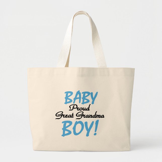 Proud Great Oma Baby Boy Tshirts und Geschenke Jumbo Stoffbeutel (Vorne)