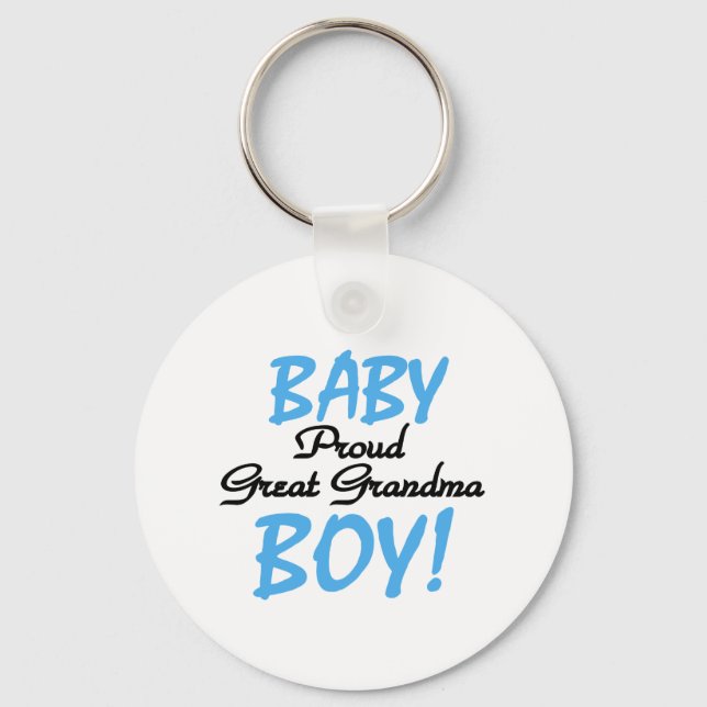 Proud Great Oma Baby Boy Tshirts und Geschenke Schlüsselanhänger (Vorderseite)
