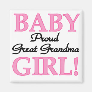 Proud Great Oma Baby Girl Tshirts und Geschenke Magnet