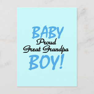 Proud Great Opa of Boy Tshirts and Gifts Postkarte