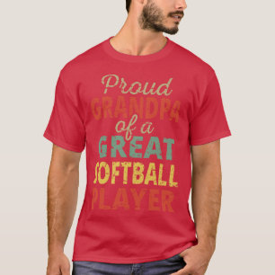 Proud Großvater eines großen Softballspielers II T-Shirt
