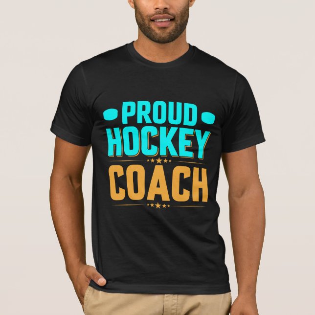 Proud Hockey Coach T-Shirt (Vorderseite)