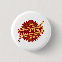 Proud Hockey Grandma Button