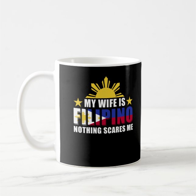 Proud Husband Boyfriend Filipino Ehefrau Philippin Kaffeetasse (Links)