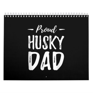 Proud Husky Dog Vater   Funny Dog Lover Gift Idee Kalender