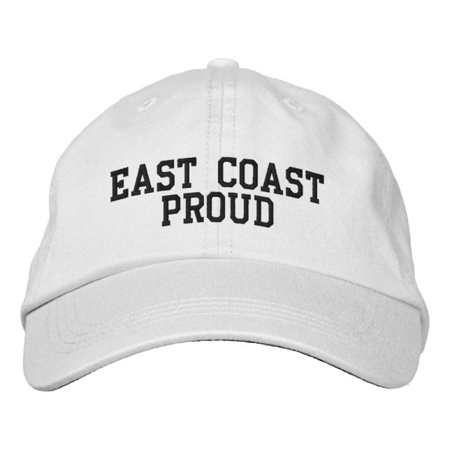Proud-Hut an der Ostküste Bestickte Kappe (Vorderseite)
