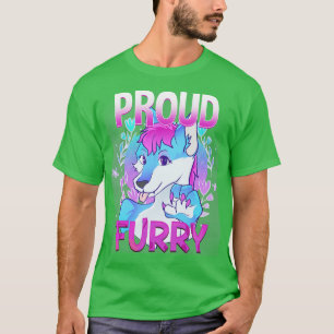 Proud I Furries Cosplay Fandom 3 T-Shirt