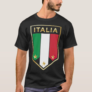 Proud Italia Grafik Italienischer Fußball lustig T-Shirt