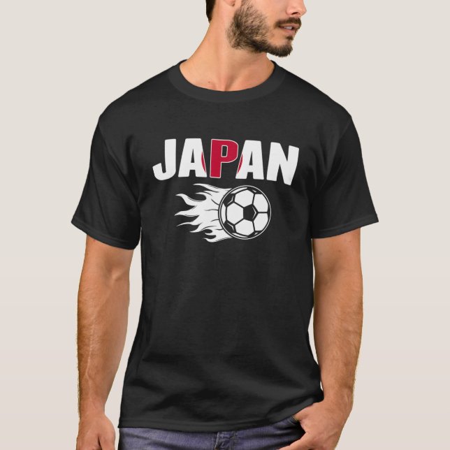 Proud Japan Soccer Fans Jersey - Japanischer Fußba T-Shirt (Vorderseite)