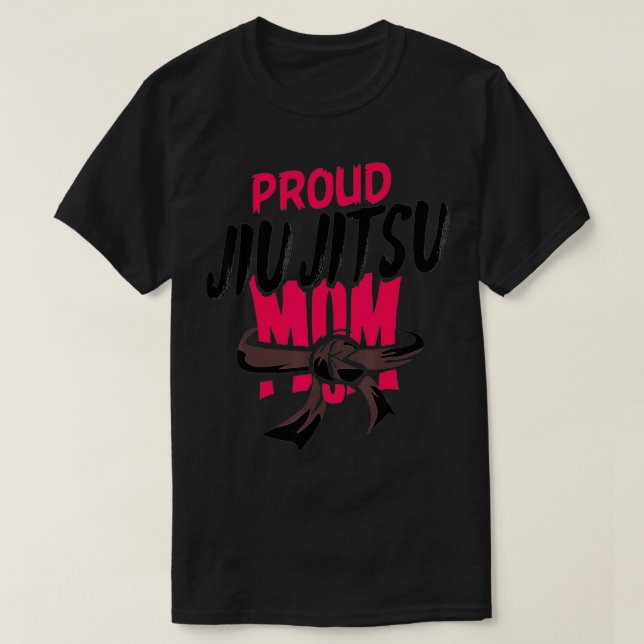 Proud Jiu Jitsu Mama T-Shirt (Design vorne)