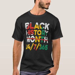 Proud Juneteenth Schwarze Geschichte Monat 247365 T-Shirt