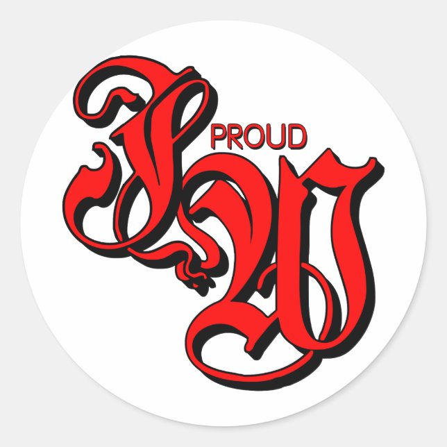 Proud JW Jehovahs Witness Runder Aufkleber (Vorderseite)