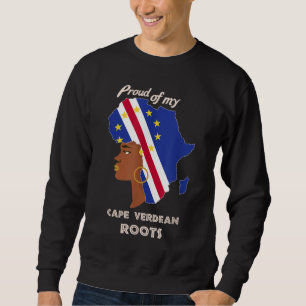 Proud Kap Verdean Roots Black History Monat Frauen Sweatshirt