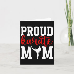 Proud Karate Mama Karate Mother Karate Mama Karte