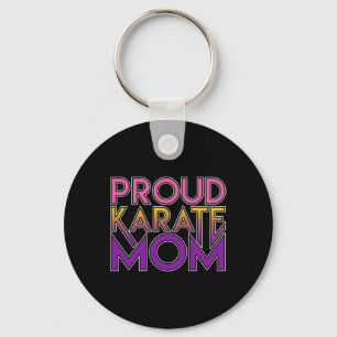 Proud Karate Mama Martial Arts Gift Schlüsselanhänger