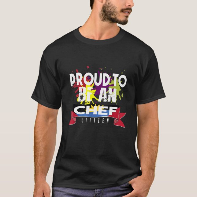 Proud Koch Bürgerbeauftragter Berufslaufbahn 13 T-Shirt (Vorderseite)
