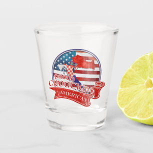 Proud Kroate Schnapsglas