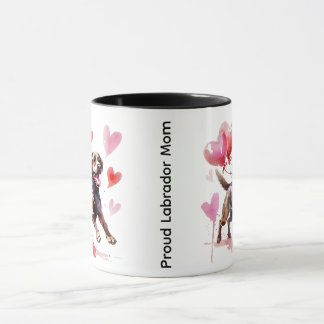 Proud Labrador Mom Mug | Valentine's Day Dog Mom G Tasse