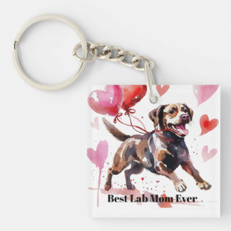 Proud Labrador Mom Necklace | Valentine's Day Dog Schlüsselanhänger