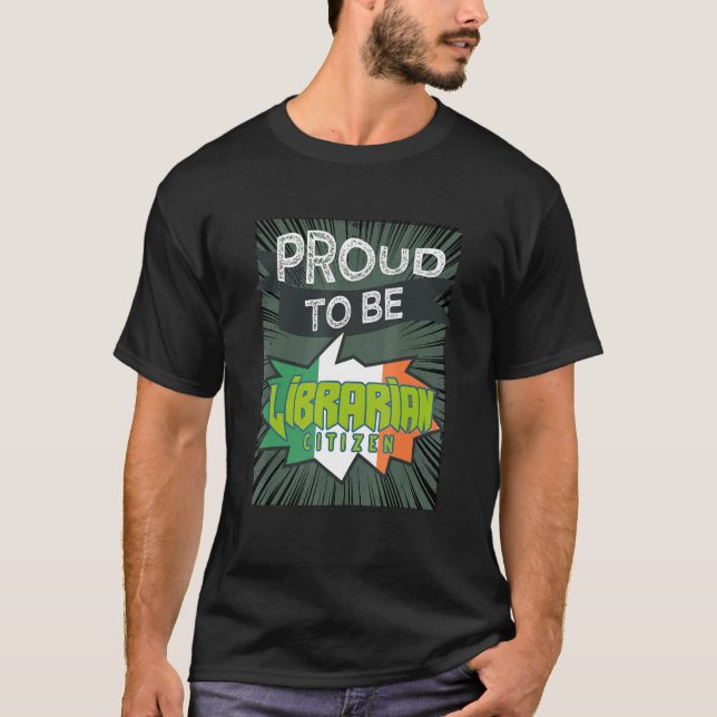 Proud librarian citizen Professionals T-Shirt (Vorderseite)