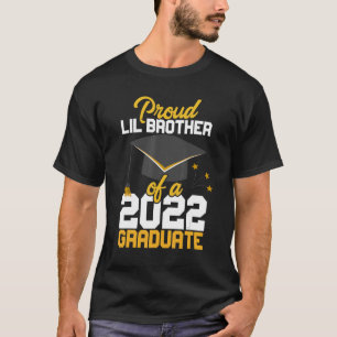 Proud lil Bruder der Klasse von 2022 Absolvent für T-Shirt