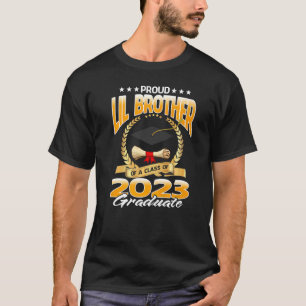 Proud Lil Bruder einer Klasse von Grad 2023 T-Shirt