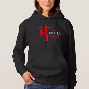 Proud Lineman Mama für elektrische Kabel Lineman Hoodie