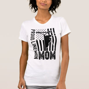 Proud Lineman Mama T-Shirt