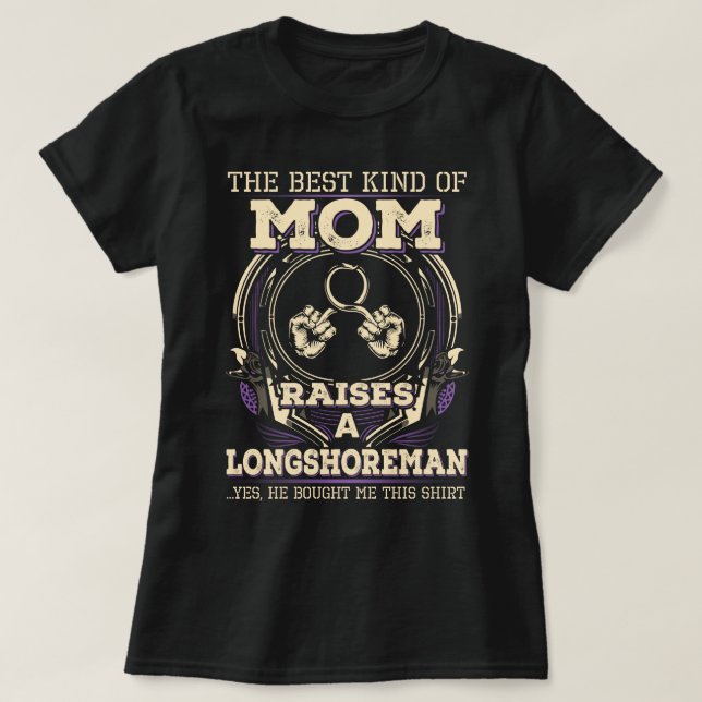Proud Longshoreman-Mama T-Shirt (Design vorne)