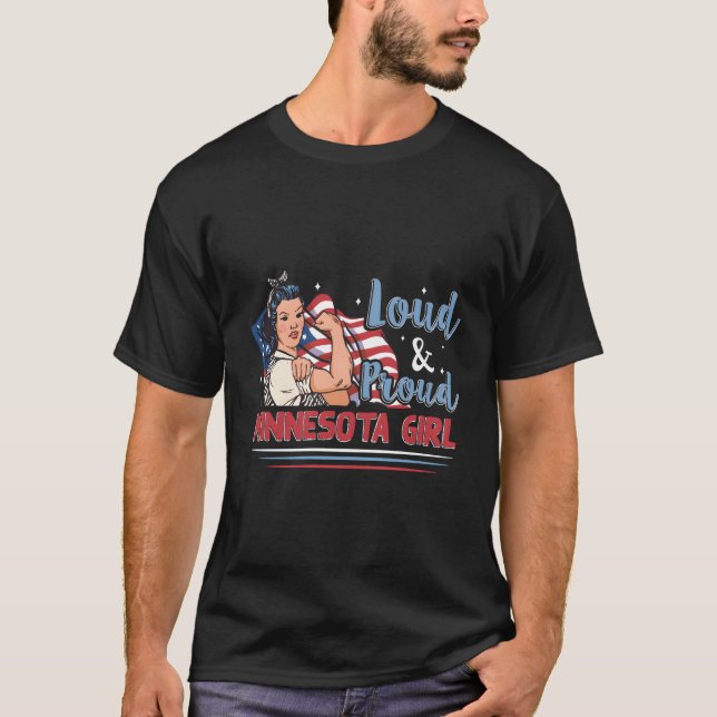 Proud Loud Minnesota T-Shirt (Vorderseite)