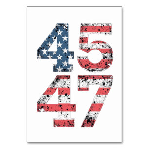 Proud Maga 47. Trump gewinnt Tag der Amtseinführun Tischnummer