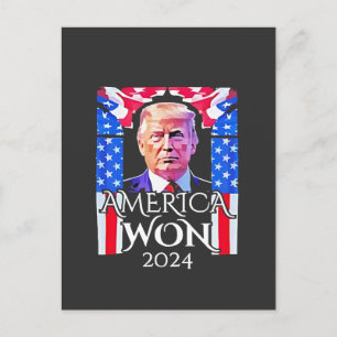 Proud Maga American Trump gewinnt Tag der Amtseinf Postkarte