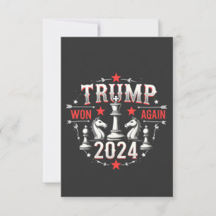 Proud Maga Trump gewann 2025 erneut den Tag der Am Dankeskarte