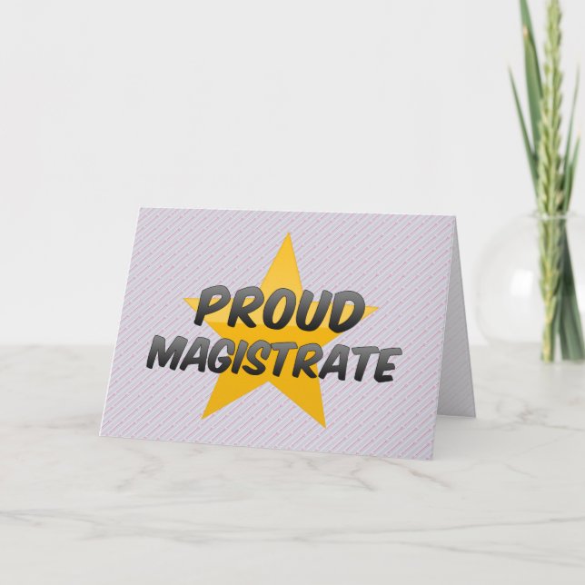 Proud Magistrate Karte (Vorderseite)