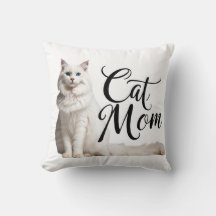 Proud Maine Coon Cat Mama Pillow III