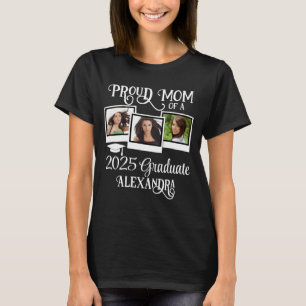 Proud Mama 2023 Graduate Mother Abschluss Foto T-Shirt