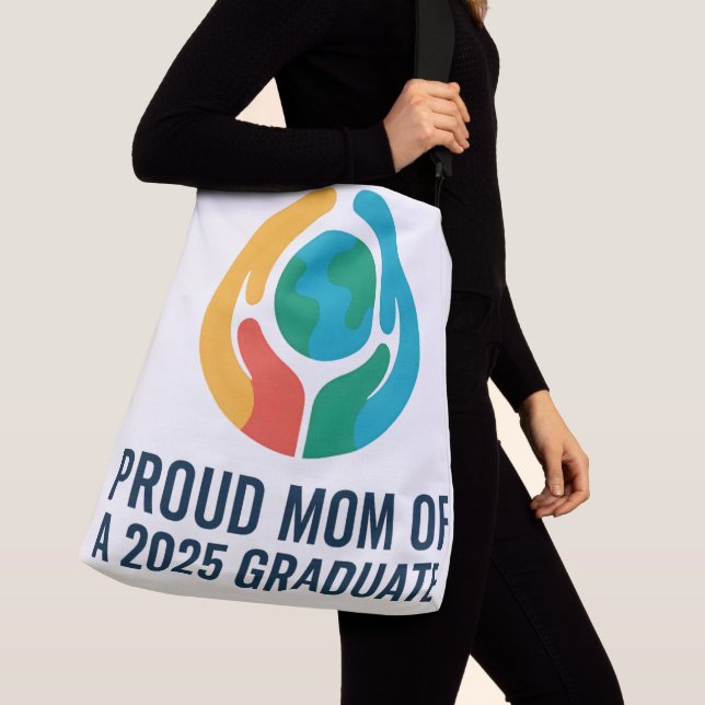 Proud Mama 2025 Public Health Graduate Design Tragetaschen Mit Langen Trägern (Von Nahem)