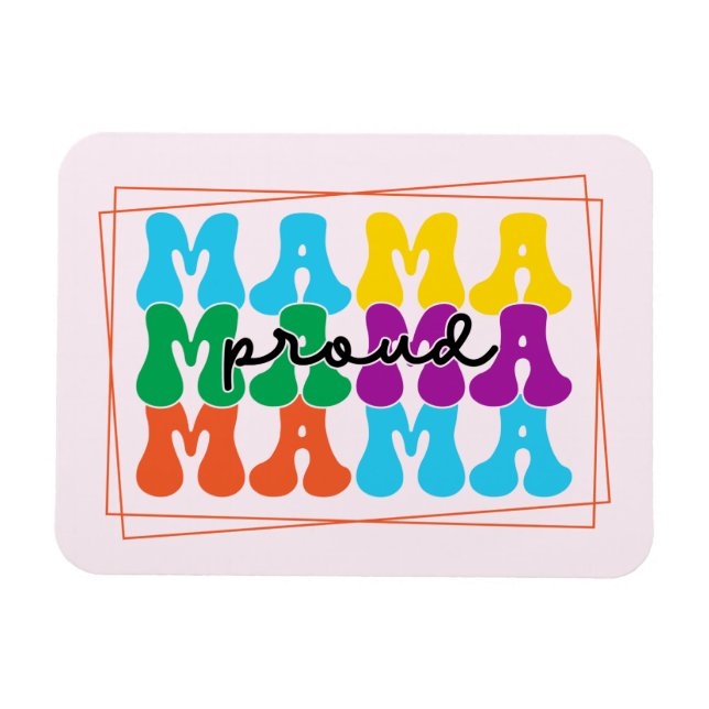 Proud Mama Autism Awareness Magnets Magnet (Horizontal)