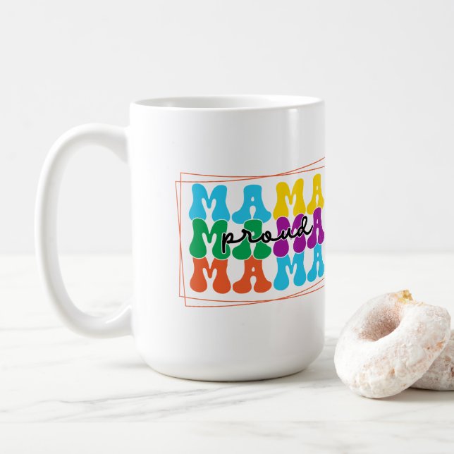 Proud Mama Autismus Awareness Tasse (Mit Donut)