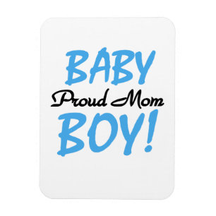 Proud Mama Baby Boy Geschenke Magnet